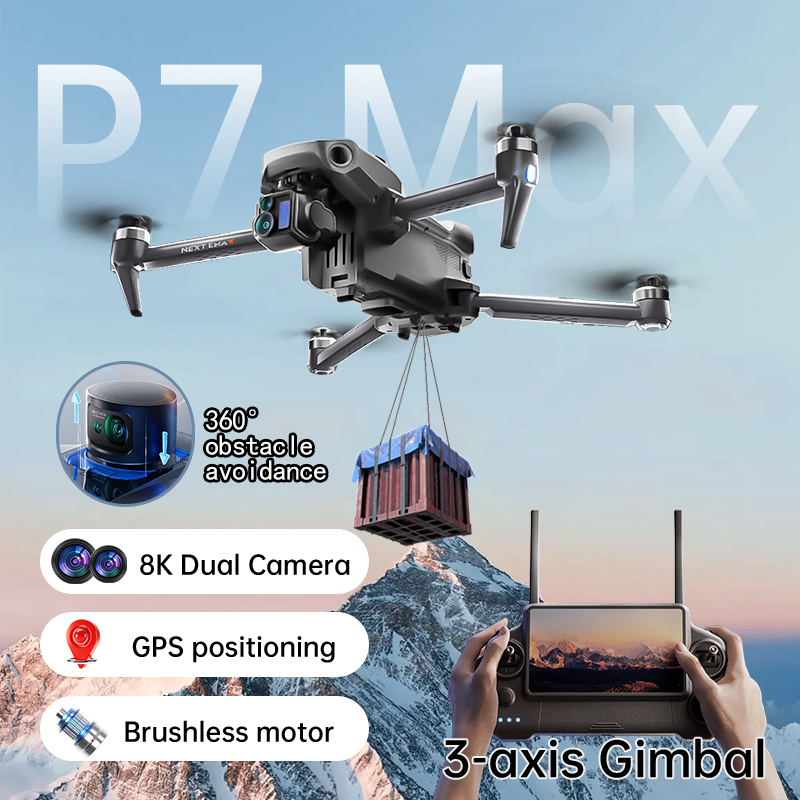 Drone Multispectral - NEW P7 Max Drone 8K Camera