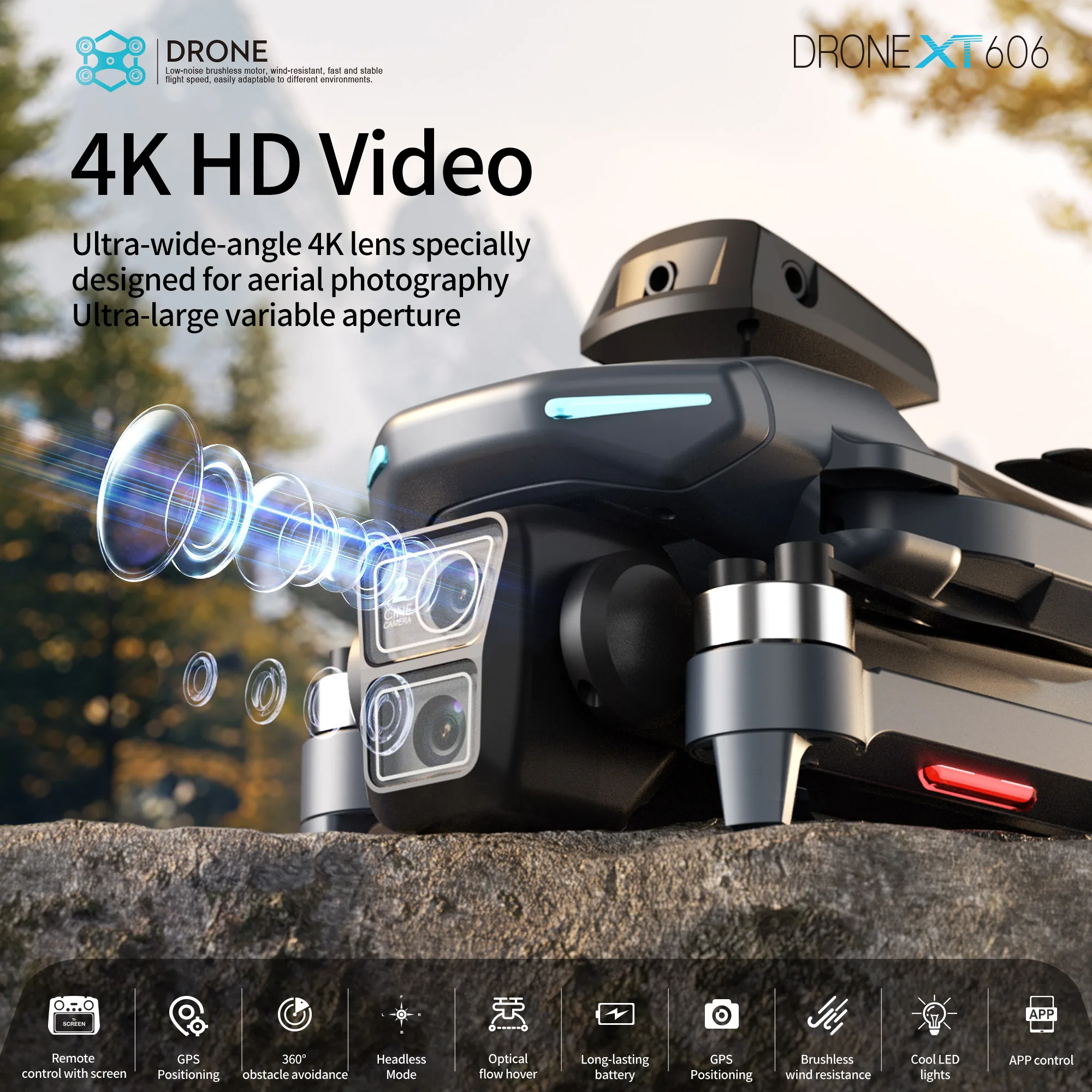 Original XT606 MAX GPS Drone 4 - огляд і ціна Drone Multispectral