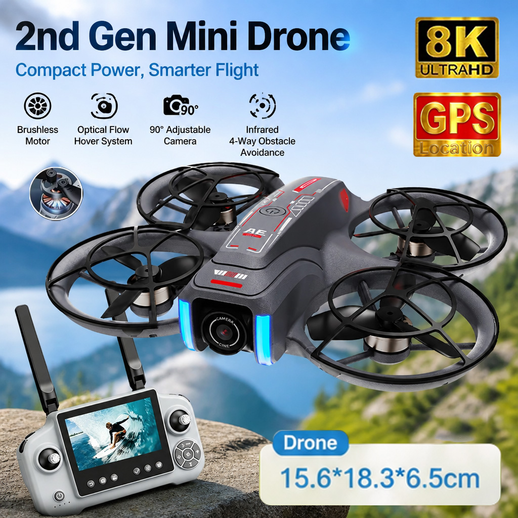 AE21 Mini Drone Toy 8K HD Dual - огляд і ціна Drone Mapping